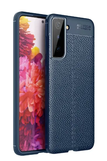 Newface Samsung Galaxy S21 Plus Kılıf Auto Focus Kapak - Lacivert resmi