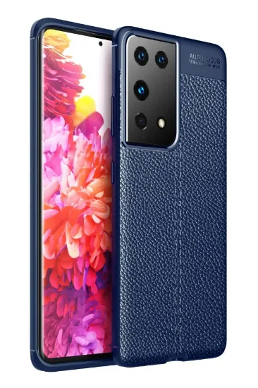 Newface Samsung Galaxy S21 Ultra Kılıf Auto Focus Kapak - Lacivert resmi