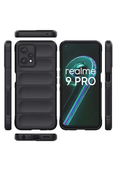 Newface Realme 9 Pro 5G Kılıf Optimum Silikon - Lacivert resmi