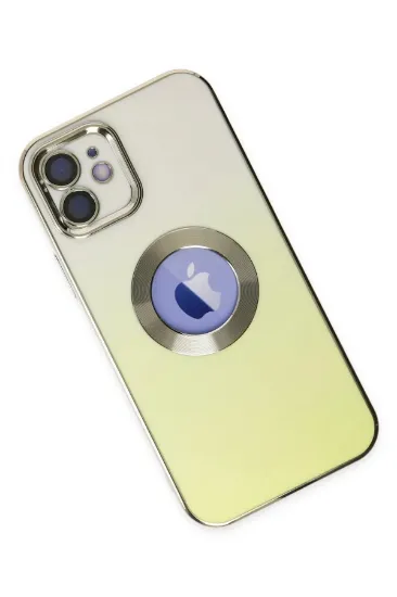 Newface iPhone 12 Kılıf Best Silikon - Sarı resmi