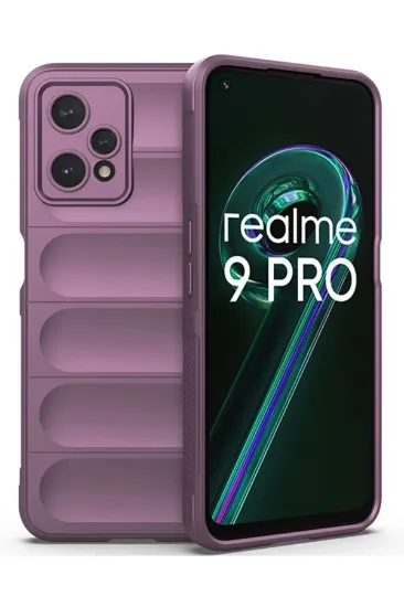 Newface Realme 9 Pro 5G Kılıf Optimum Silikon - Mor resmi
