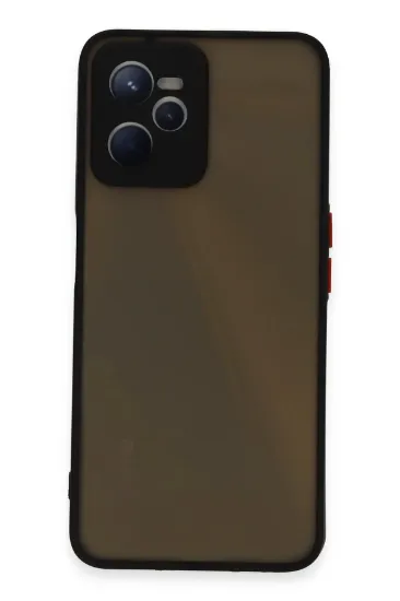 Newface Realme C35 Kılıf Montreal Silikon Kapak - Siyah resmi