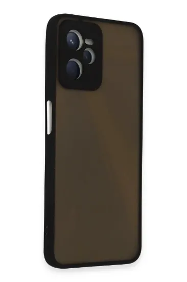 Newface Realme C35 Kılıf Montreal Silikon Kapak - Siyah resmi