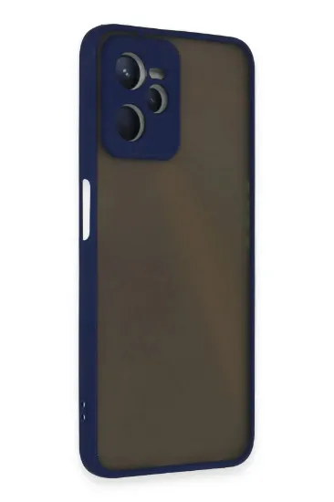 Newface Realme C35 Kılıf Montreal Silikon Kapak - Lacivert resmi