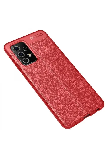 Newface Samsung Galaxy A52 Kılıf Auto Focus Kapak - Kırmızı resmi