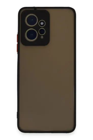 Newface Xiaomi Redmi Note 12 4G Kılıf Montreal Silikon Kapak - Siyah resmi