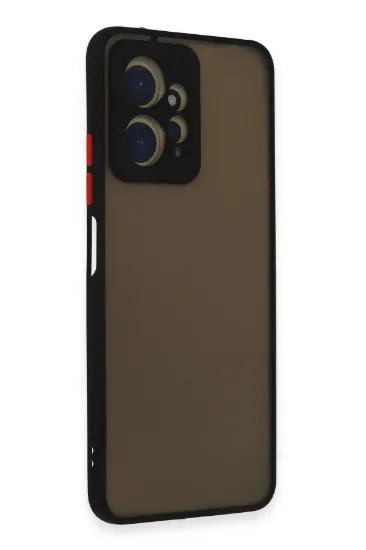 Newface Xiaomi Redmi Note 12 4G Kılıf Montreal Silikon Kapak - Siyah resmi
