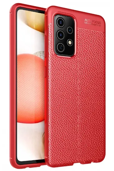 Newface Samsung Galaxy A72 Kılıf Auto Focus Kapak - Kırmızı resmi