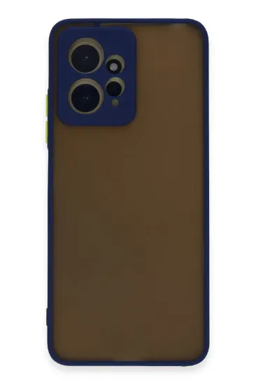Newface Xiaomi Redmi Note 12 4G Kılıf Montreal Silikon Kapak - Lacivert resmi