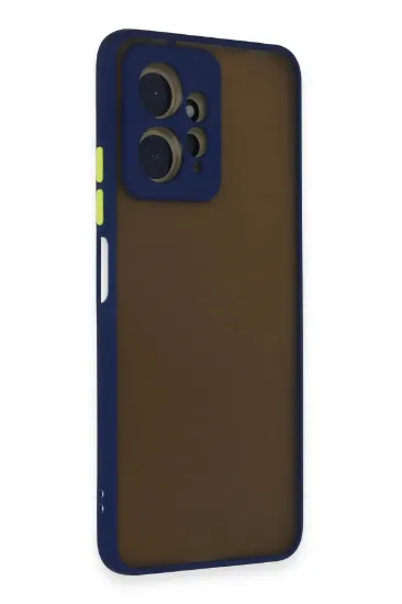 Newface Xiaomi Redmi Note 12 4G Kılıf Montreal Silikon Kapak - Lacivert resmi