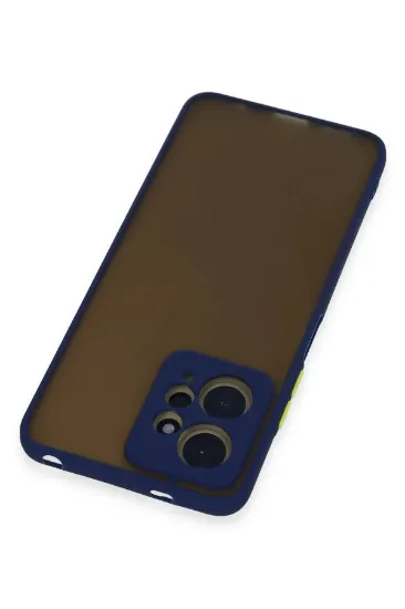 Newface Xiaomi Redmi Note 12 4G Kılıf Montreal Silikon Kapak - Lacivert resmi