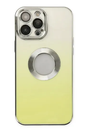 Newface iPhone 13 Pro Max Kılıf Best Silikon - Sarı resmi