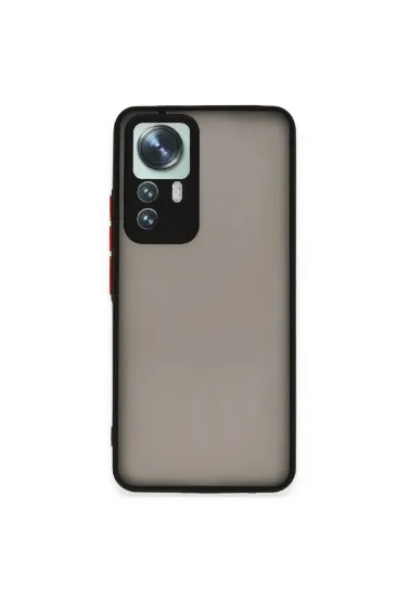Newface Xiaomi Mi 12T Pro Kılıf Montreal Silikon Kapak - Siyah resmi