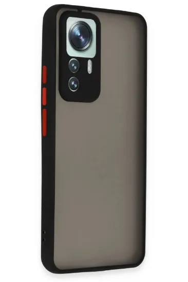 Newface Xiaomi Mi 12T Pro Kılıf Montreal Silikon Kapak - Siyah resmi