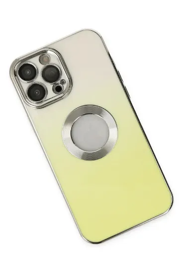Newface iPhone 13 Pro Max Kılıf Best Silikon - Sarı resmi