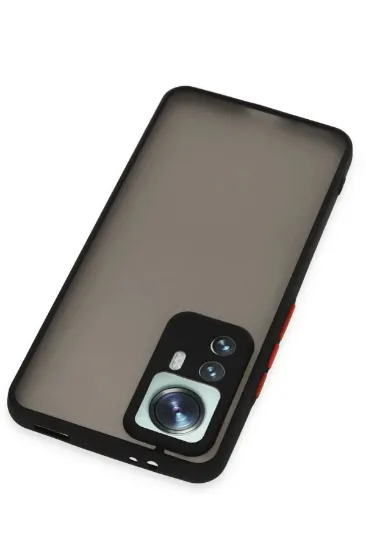 Newface Xiaomi Mi 12T Pro Kılıf Montreal Silikon Kapak - Siyah resmi
