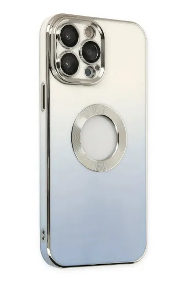 Newface iPhone 13 Pro Max Kılıf Best Silikon - Mavi resmi