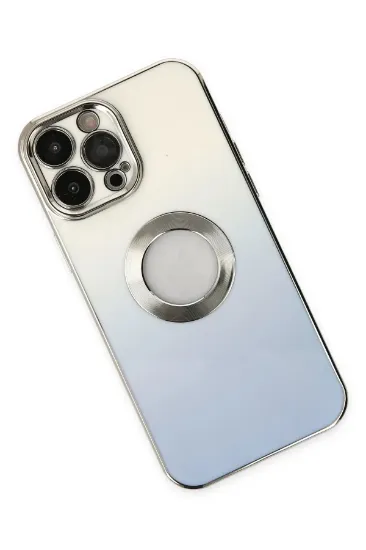 Newface iPhone 13 Pro Max Kılıf Best Silikon - Mavi resmi