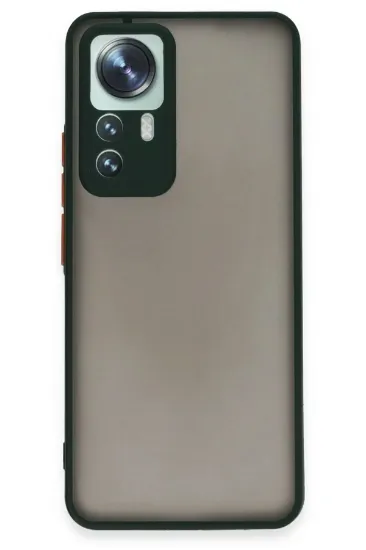 Newface Xiaomi Mi 12T Pro Kılıf Montreal Silikon Kapak - Yeşil resmi