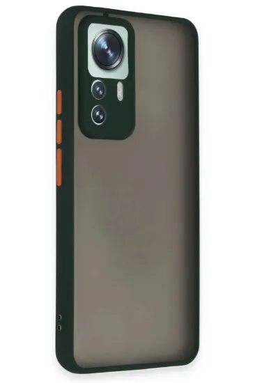 Newface Xiaomi Mi 12T Pro Kılıf Montreal Silikon Kapak - Yeşil resmi