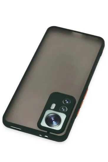Newface Xiaomi Mi 12T Pro Kılıf Montreal Silikon Kapak - Yeşil resmi