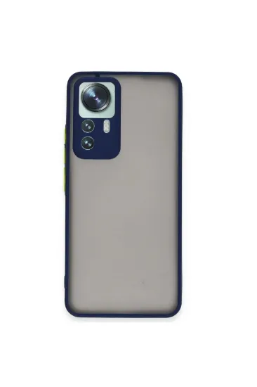 Newface Xiaomi Mi 12T Pro Kılıf Montreal Silikon Kapak - Lacivert resmi