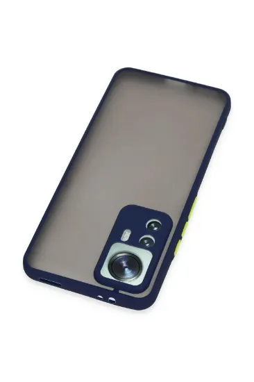 Newface Xiaomi Mi 12T Pro Kılıf Montreal Silikon Kapak - Lacivert resmi