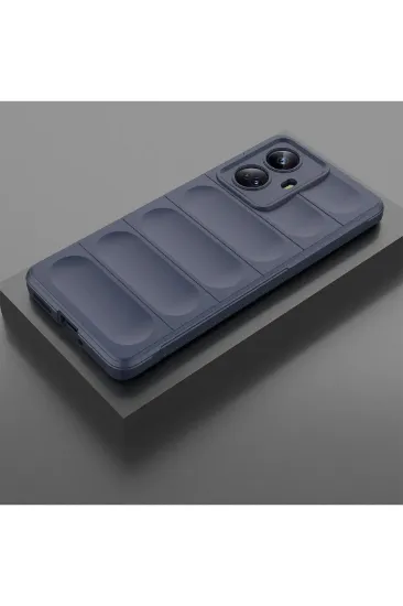 Newface Realme 10 Pro 5G Kılıf Optimum Silikon - Lacivert resmi