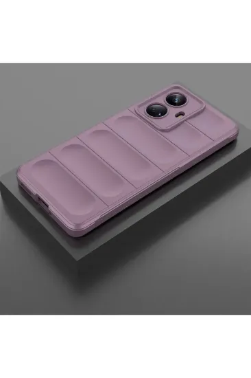 Newface Realme 10 Pro 5G Kılıf Optimum Silikon - Mor resmi