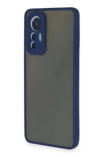 Newface Xiaomi Mi 12 Lite Kılıf Montreal Silikon Kapak - Lacivert resmi