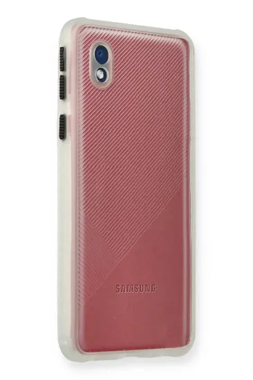 Newface Samsung Galaxy A01 Core Kılıf Miami Şeffaf Silikon - Şeffaf resmi