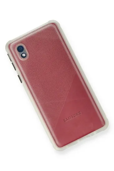 Newface Samsung Galaxy A01 Core Kılıf Miami Şeffaf Silikon - Şeffaf resmi