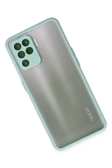 Newface Oppo Reno 5 Lite Kılıf Montreal Silikon Kapak - Turkuaz resmi