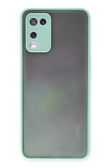 Newface Oppo A54 4G Kılıf Montreal Silikon Kapak - Turkuaz resmi