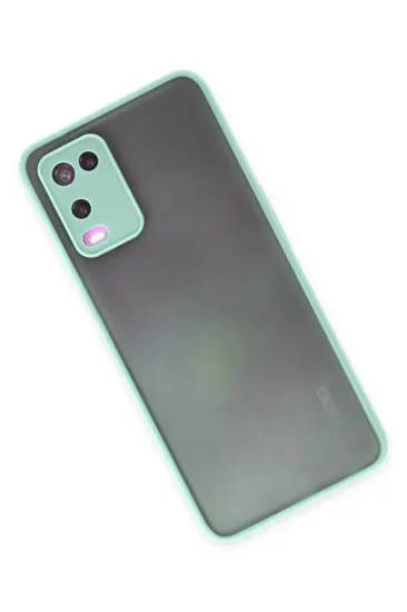 Newface Oppo A54 4G Kılıf Montreal Silikon Kapak - Turkuaz resmi