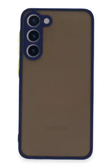 Newface Samsung Galaxy S23 Kılıf Montreal Silikon Kapak - Lacivert resmi
