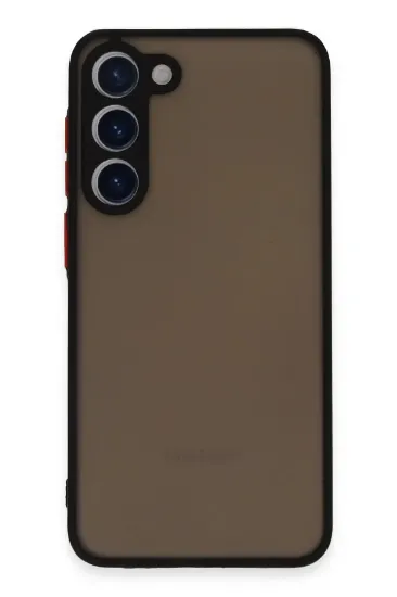 Newface Samsung Galaxy S23 Plus Kılıf Montreal Silikon Kapak - Siyah resmi