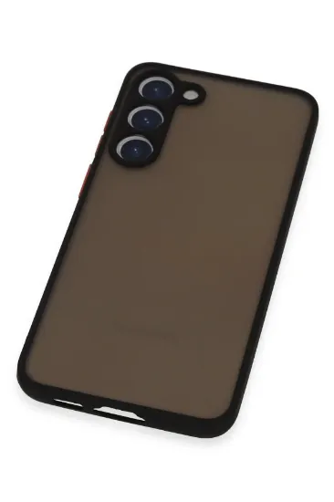 Newface Samsung Galaxy S23 Plus Kılıf Montreal Silikon Kapak - Siyah resmi