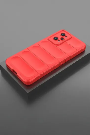 Newface Realme GT2 5G Kılıf Optimum Silikon - Kırmızı resmi