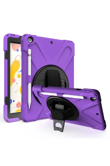 Newface iPad 10.2 (7.nesil) Kılıf Amazing Tablet Kapak - Mor resmi