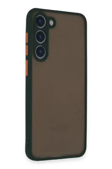 Newface Samsung Galaxy S23 Plus Kılıf Montreal Silikon Kapak - Yeşil resmi