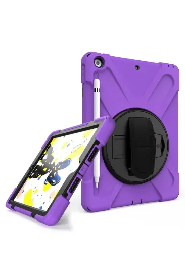 Newface iPad 10.2 (7.nesil) Kılıf Amazing Tablet Kapak - Mor resmi
