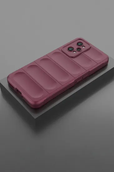 Newface Realme GT2 5G Kılıf Optimum Silikon - Bordo resmi