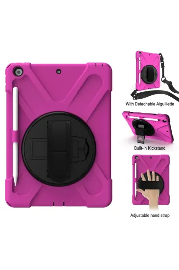 Newface iPad 10.2 (7.nesil) Kılıf Amazing Tablet Kapak - Pembe resmi