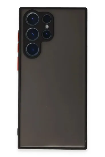 Newface Samsung Galaxy S23 Ultra Kılıf Montreal Silikon Kapak - Siyah resmi