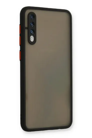 Newface Samsung Galaxy A30S Kılıf Montreal Silikon Kapak - Siyah resmi