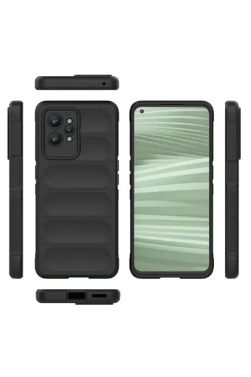 Newface Realme GT2 Pro 5G Kılıf Optimum Silikon - Lacivert resmi