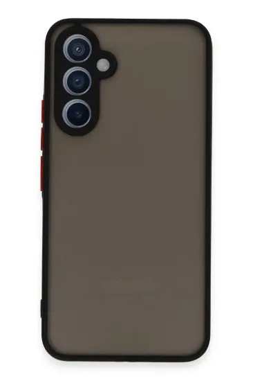 Newface Samsung Galaxy A34 5G Kılıf Montreal Silikon Kapak - Siyah resmi