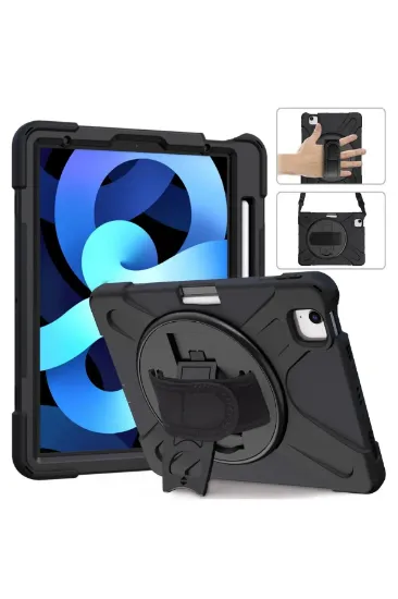 Newface iPad Pro 11 (2020) Kılıf Amazing Tablet Kapak - Siyah resmi