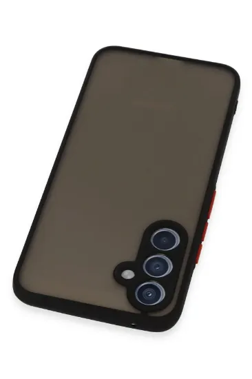 Newface Samsung Galaxy A34 5G Kılıf Montreal Silikon Kapak - Siyah resmi